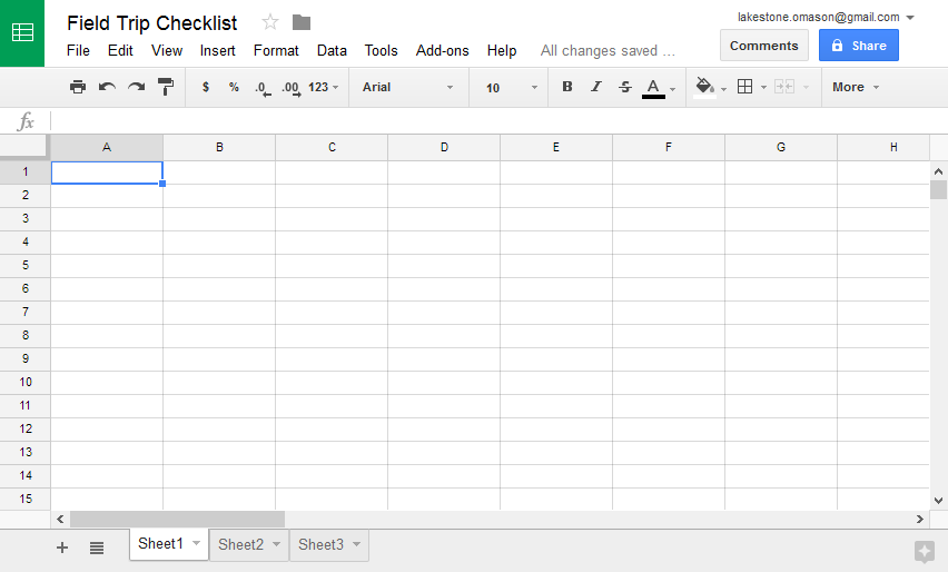 Google Sheets: Getting Started with Google Sheets