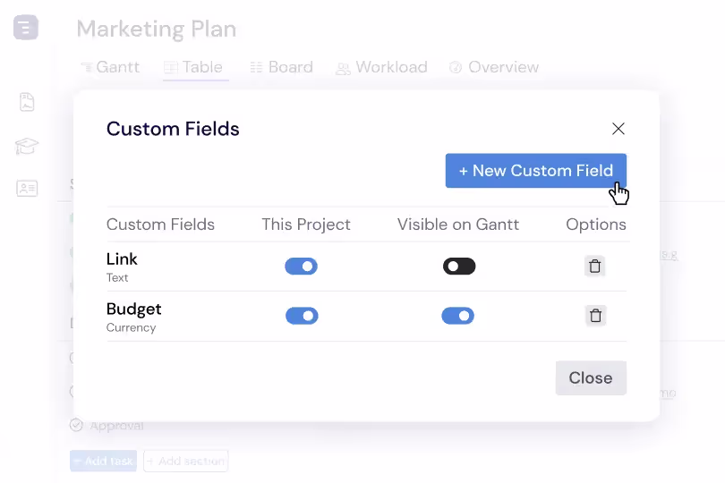 Custom Fields for Engineering Data